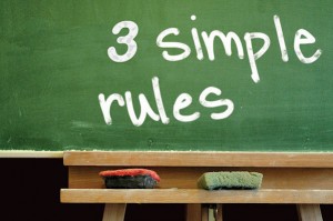 Three Simple Rules